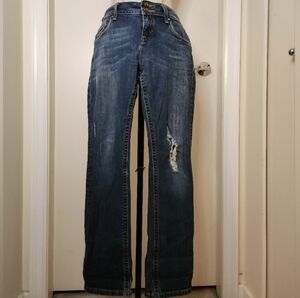 Vintage Rhinestone Skinny Jeans
